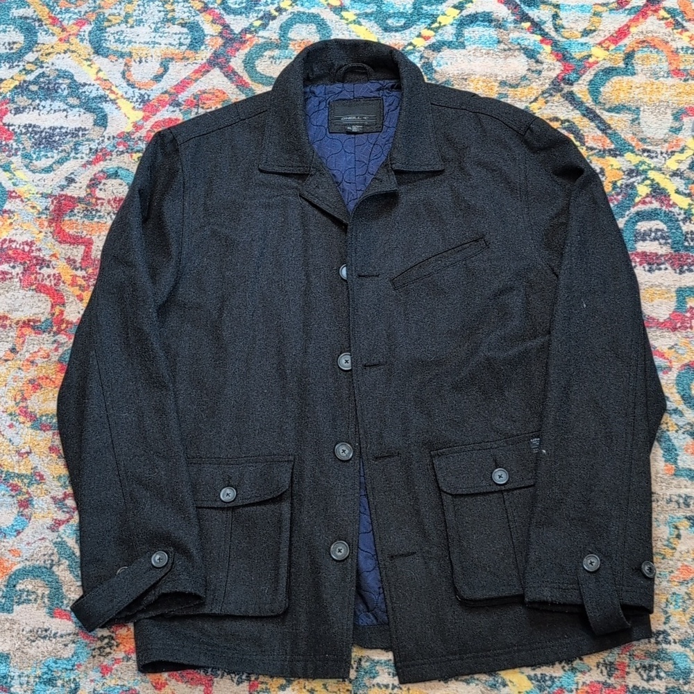 O'Neill Men's XL Coat Black Warm NWOT